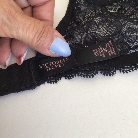 VICTORIAS SECRET DREAM ANGELS PUSH UP BRA SATIN AND LACE SIZE 32D - Picture 8 of 16